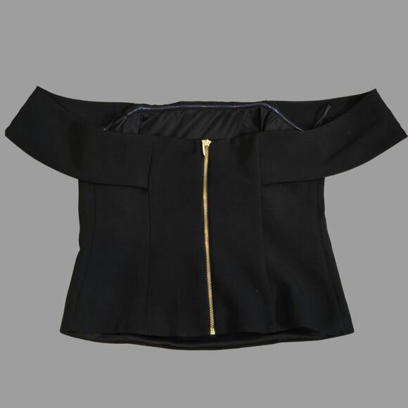 EXPRESS Black Off Shoulder Tube Top Women's Sz 4 - Picture 6 of 9